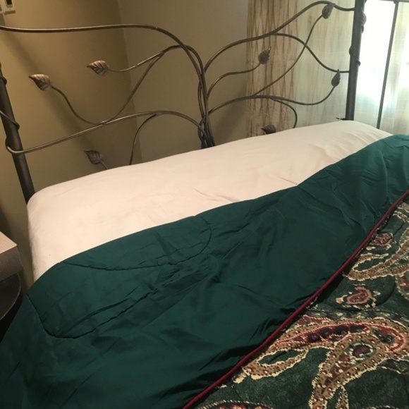 Complete Comforter Bedding 6 SET Queen Skirt Shams - Picture 3 of 7